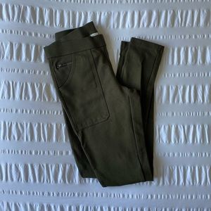 J crew green riding leggings
